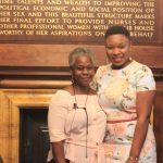 Faustina interviews Prof. Dame Donna Kinnair, Director of Nursing Services Faustina and Prof Donna Kinnair