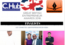Our publishers Faustina and Emeka British Entrepreneur award