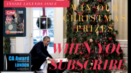 Subscribe to win our Christmas offers. #Legendsissue