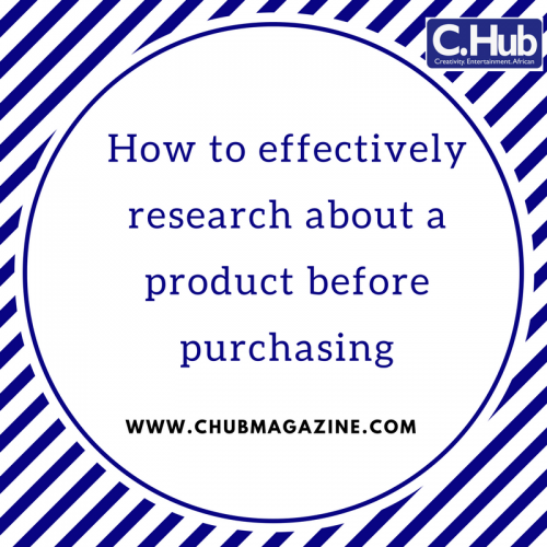 How to effectively research about a product before purchasing