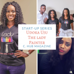 Start-Up Series: How Nigerian banker Udoka Uju resigned to start up a painting business. Udoka Uju The Lady painter.
