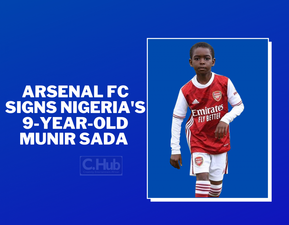 Arsenal FC signs 9-year-old Nigerian Munir Sada.