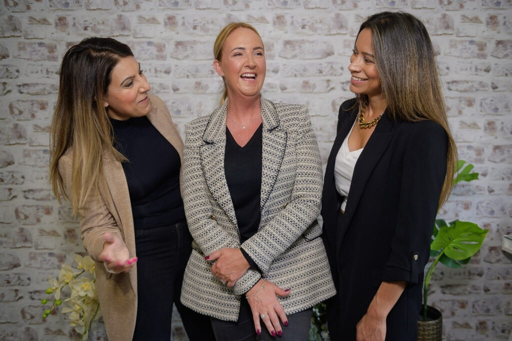 Bushra Effendi, Specialist Pharmacist (left) Suzanne Metcalf, Operations and Dispensary Manager (centre)