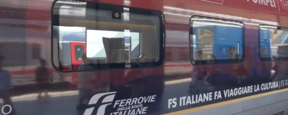 High speed train from rome to Pompeii