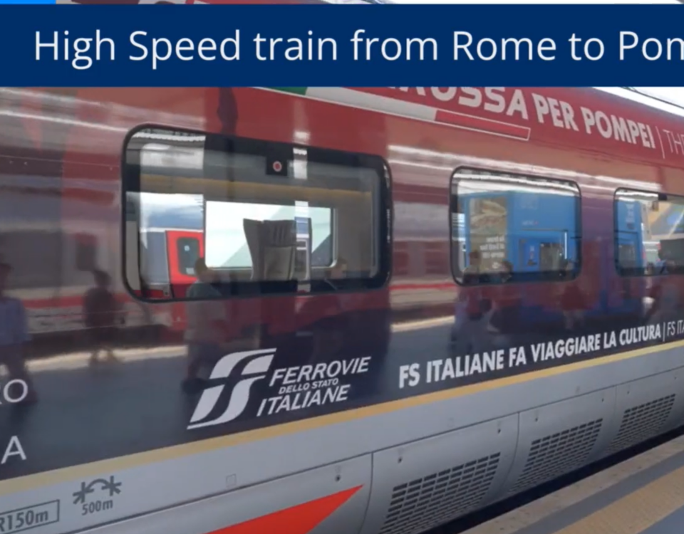 High speed train from rome to Pompeii