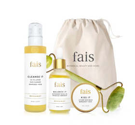 Fais Luxury Vegan Skincare pampering set. The Positive Company