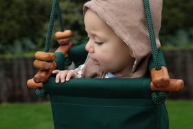 SOLVEJ Baby Toddler Swing - Kowhai Yellow, $260, by Solvej Swings, solvejswings.com, 